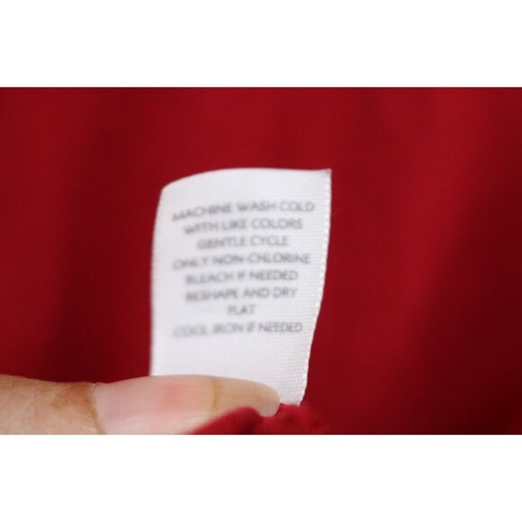 J.Jill Wearever Long Sleeve Red Tunic Top-Size Medium-Business - Picture 5 of 7